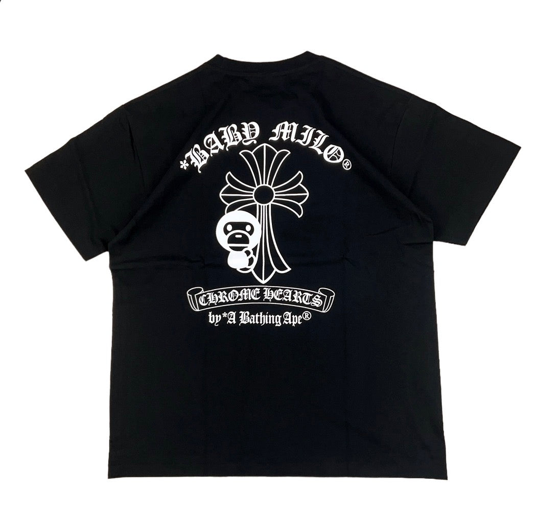Bape x chrome heart t-shirt